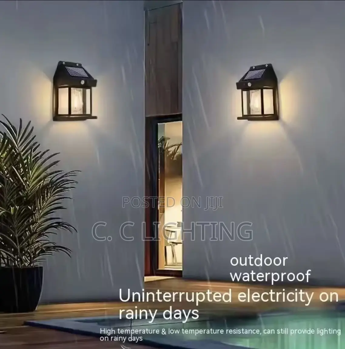 Powerful Solar Wall Light Outdoor Waterproof LED