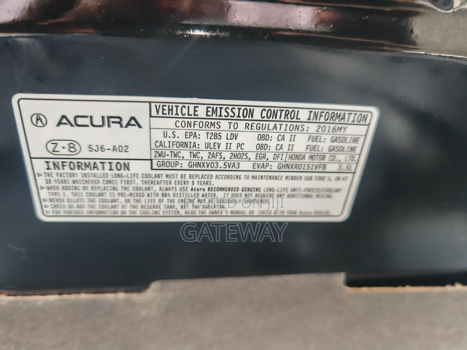 Acura MDX 2016 Black