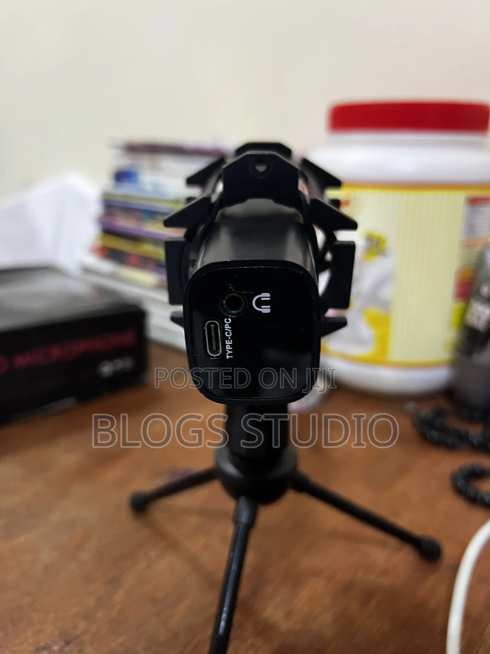 USB Condenser Microphone With Tripod Stand Kit