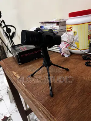 USB Condenser Microphone With Tripod Stand Kit
