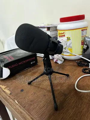 USB Condenser Microphone With Tripod Stand Kit