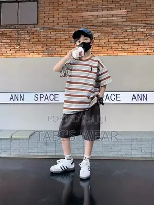 2 Piece Round Neck Top and Short for Boys