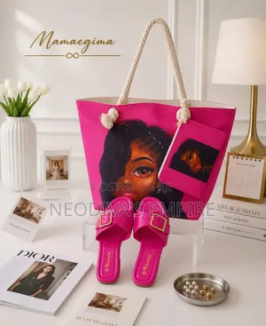 Ladies Tote Bag and Slippers Combo for 18,000