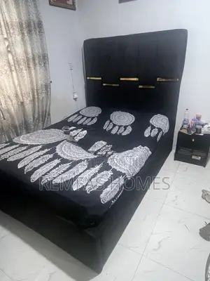 4.5 by 6 Bedframe and Side Drawer for Sale
