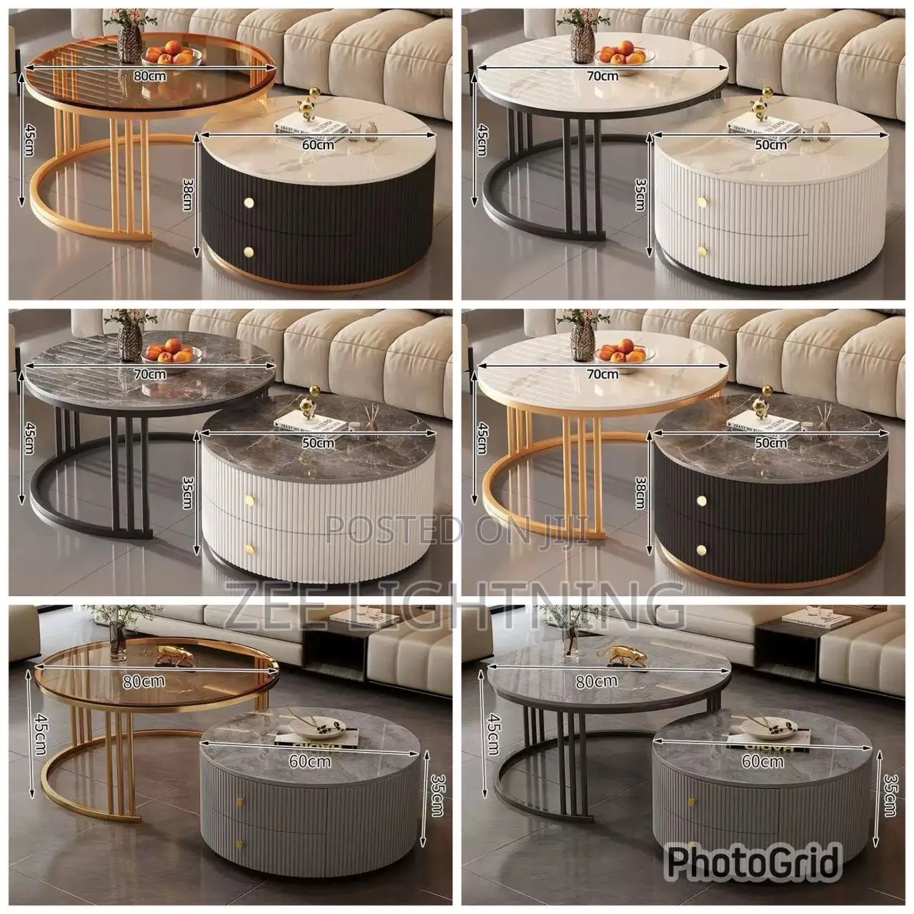 2in1 Marble Table