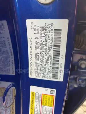 Honda Accord 2019 Blue