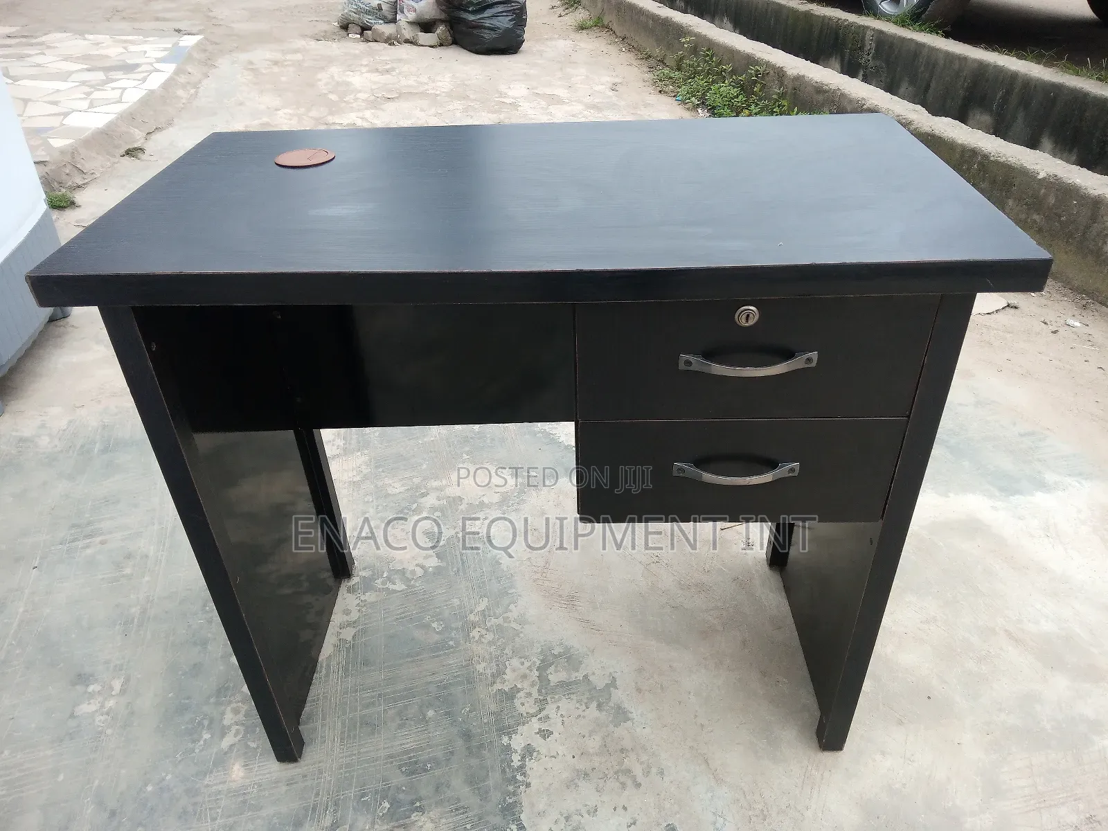 Office Desk With Attached Drawer