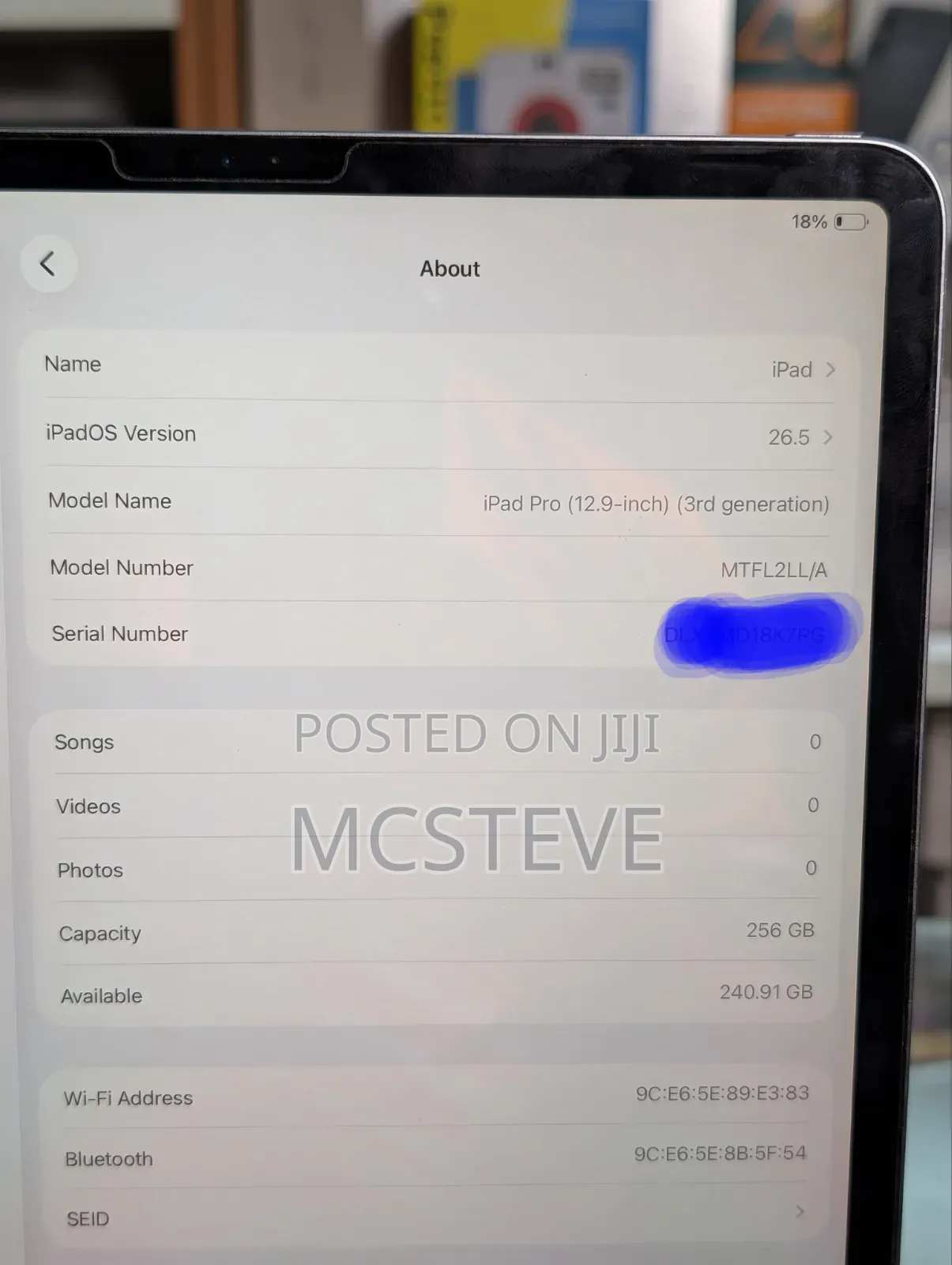 Apple iPad Pro 12.9 (2018) 256 GB Gray