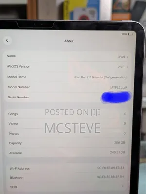 Apple iPad Pro 12.9 (2018) 256 GB Gray
