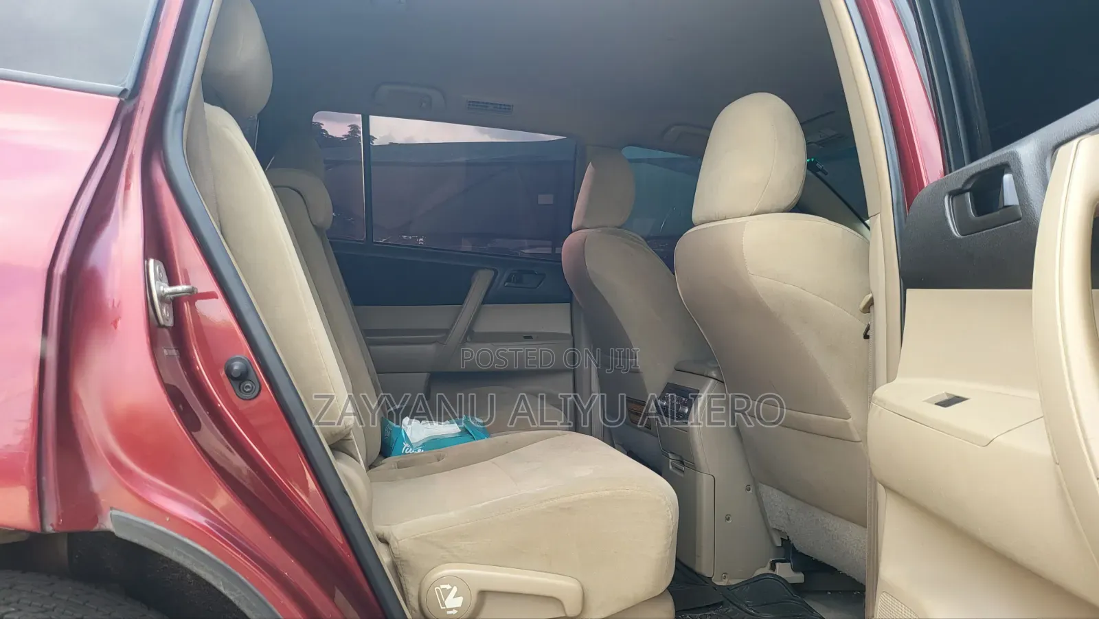 Toyota Highlander 2010 Red