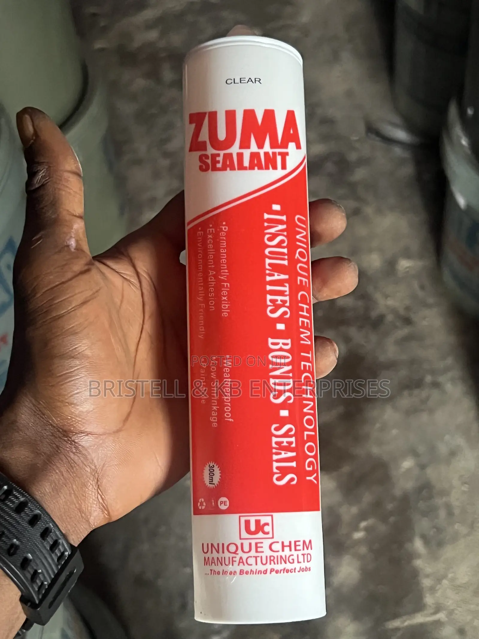 Original Zuma Sealant Insulates Bonds Seals
