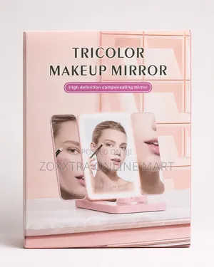 Tricolor Make Up Mirror With Led Light