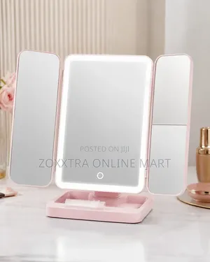 Tricolor Make Up Mirror With Led Light