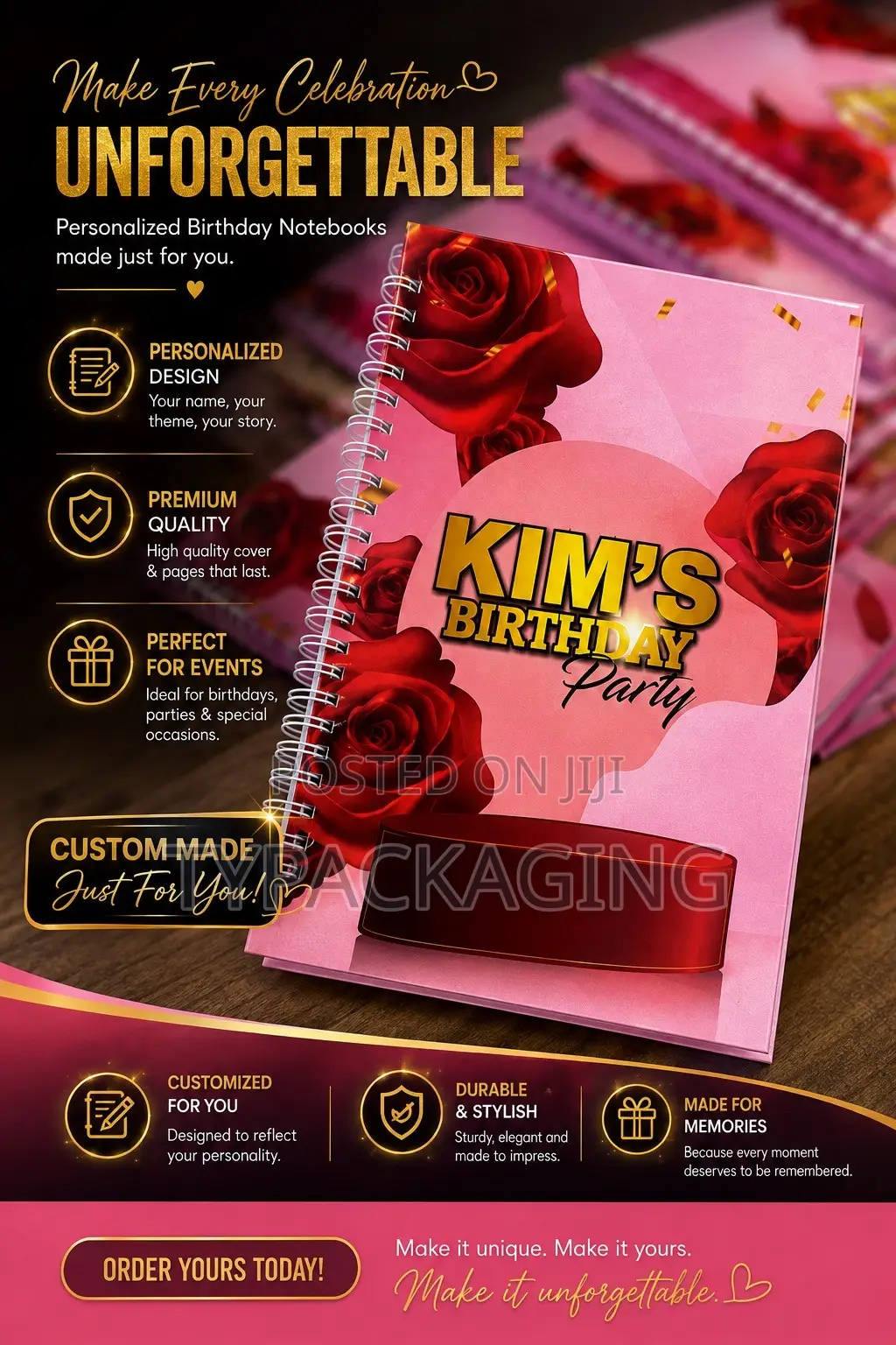 Premium Celebration Notebook