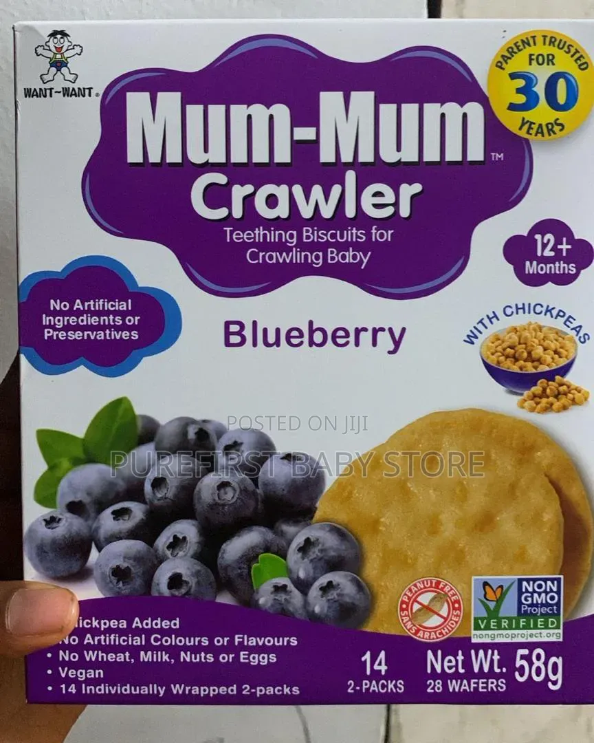 Teething Biscuit - Blueberry
