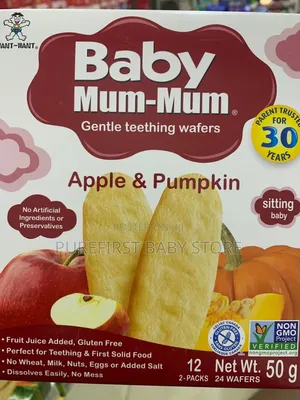 Teething Wafers -Apple and Pumpkin