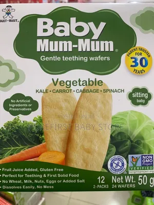 Baby Mum-Mum Teething Biscuit -Vegetable