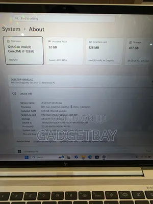 Laptop HP Elite Dragonfly G3 32GB Intel Core i7 SSD 512GB