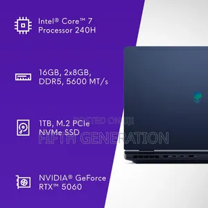 New Laptop Alienware 16 Aurora 16GB Intel Core 7 SSD 1T