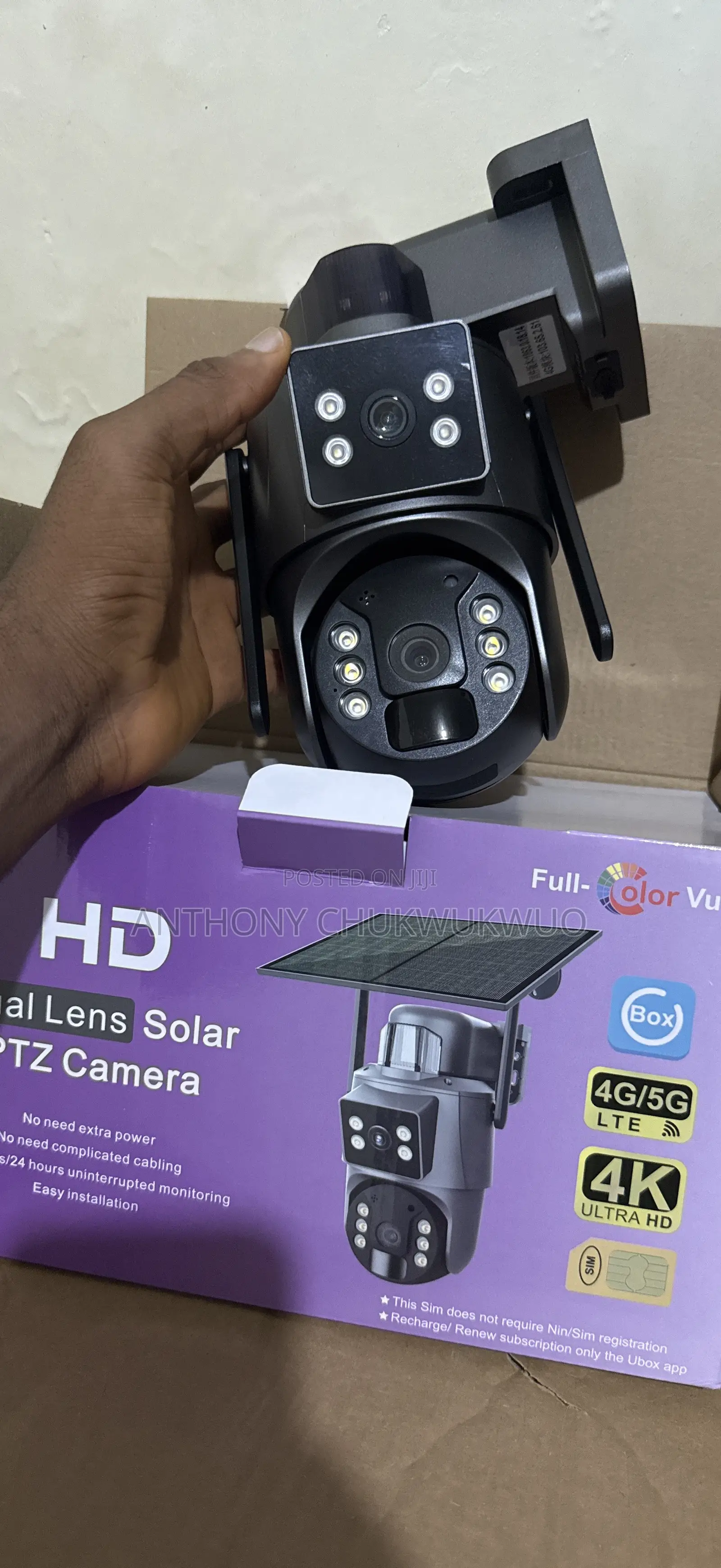 4g/5g CCTV Security Solar. Camera , Night Vision and MotionRemote View
