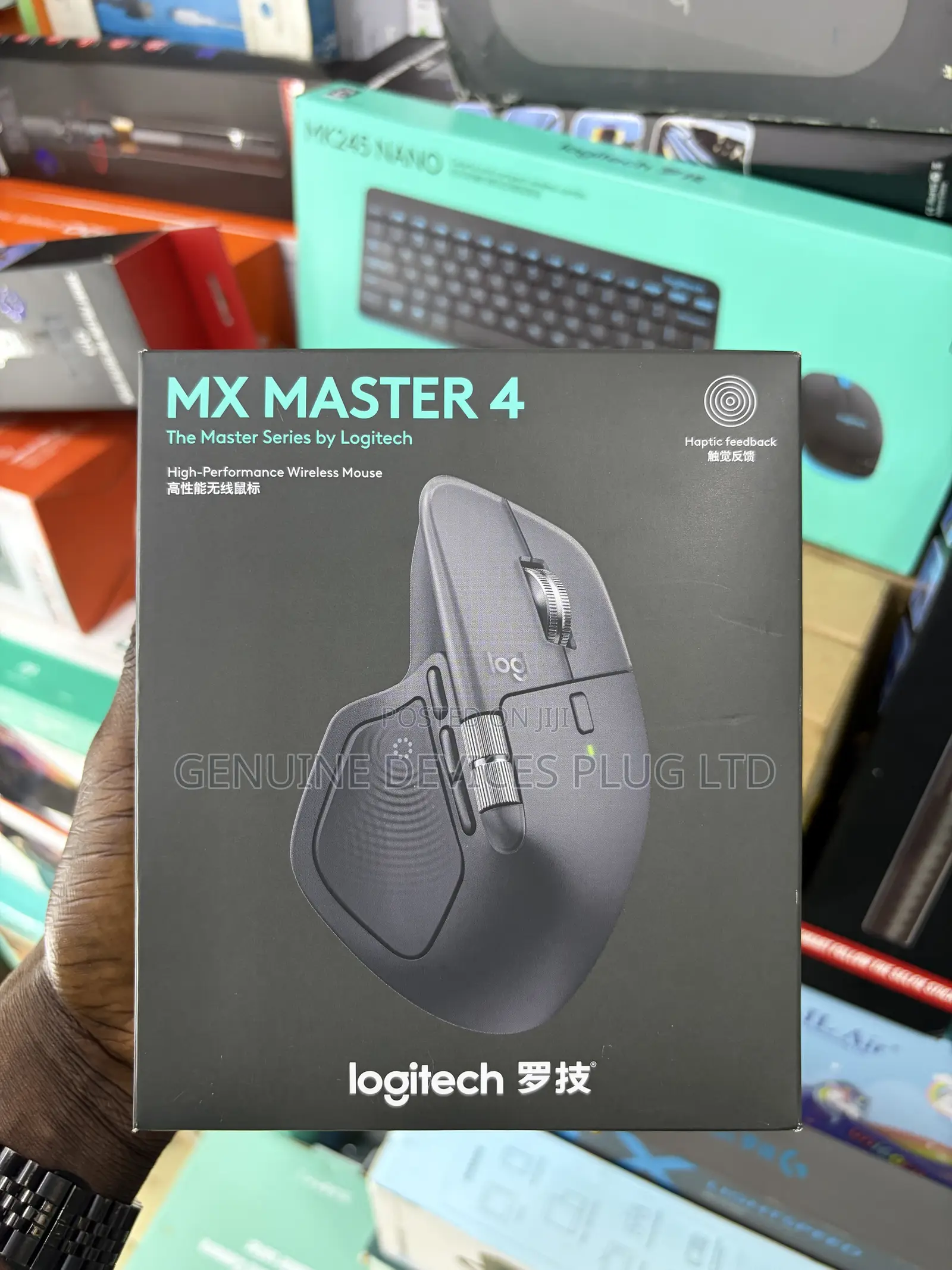 MX Master 4 High-Performance Wireless Mouse With Haptic Feedback
