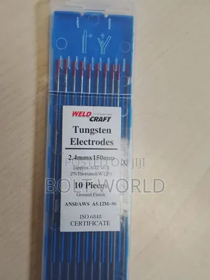 Weld Craft Tungsten Electrode 2.4x150 (10)pcs