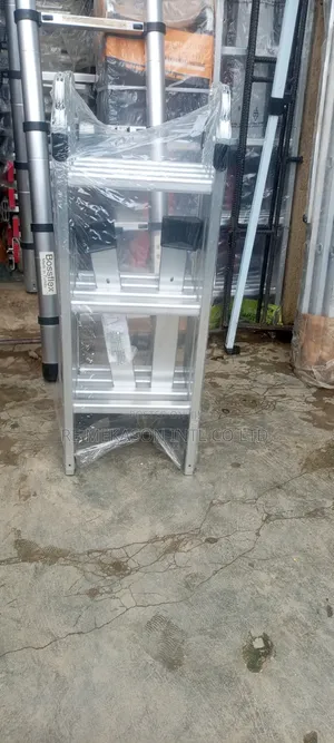Heavy Duty 4x3(12ft) Industrial Multi Purpose Ladder With Warranty