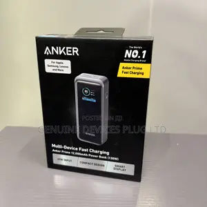 Anker Prime Power Bank, 12,000mAh 2-Port Portable Charger With 130W
