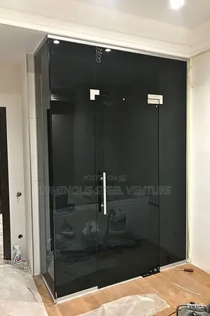 Get Your Pivot Shower  Premium Standard Version Built With Black Glas