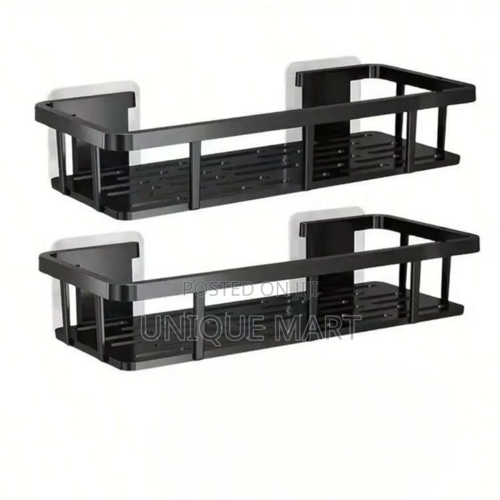 30cm Generic Black Steel Wall Mounted Storage Rack