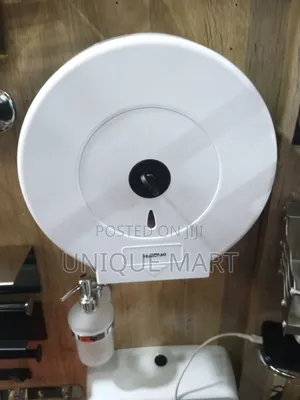 Big Wall Mounted Plastic Toilet Tissue Paper Roll Dispenser With Key