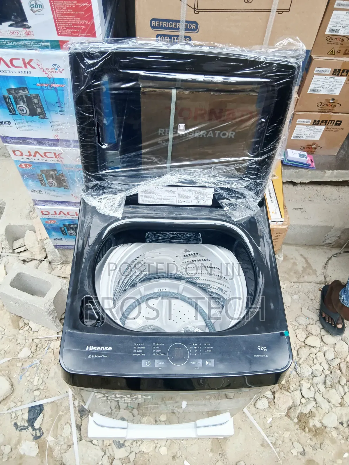 Hisense 9kg Automatic Top Loader Bubble Wash.