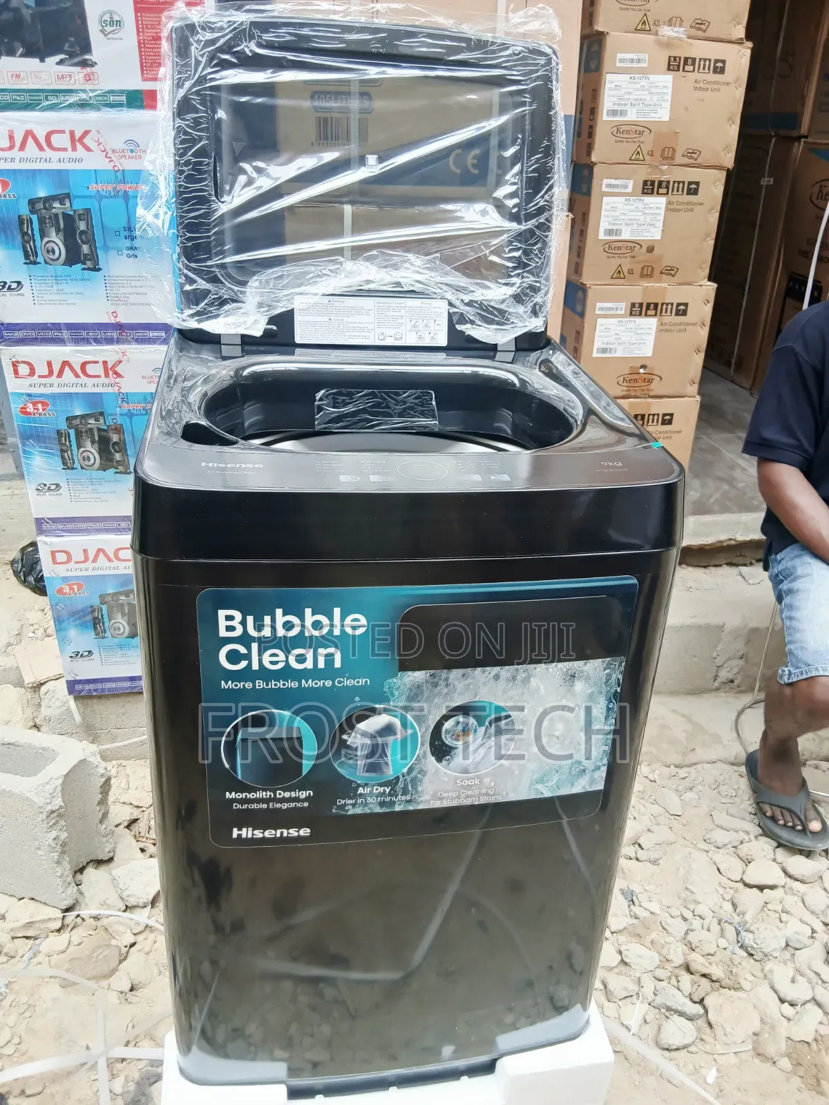 Hisense 9kg Automatic Top Loader Bubble Wash.