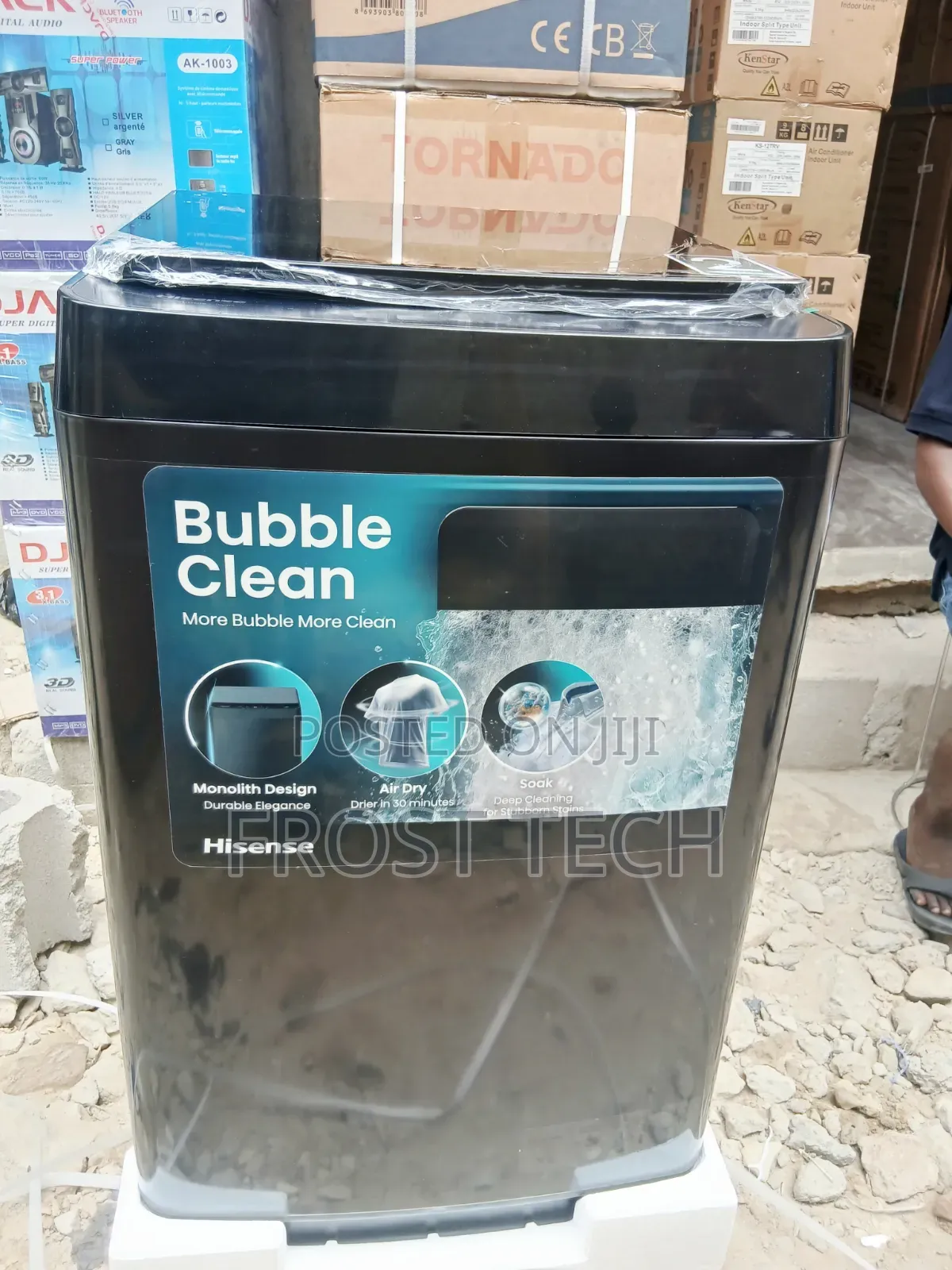 Hisense 9kg Automatic Top Loader Bubble Wash.