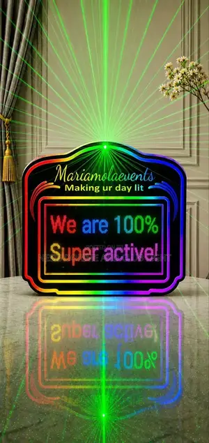 Customized Digital Display Board/ Dorime Board With Laser Llight
