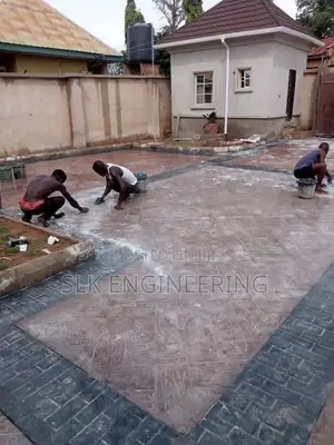 Epoxy ,Industrial Acylic Paint ,Concrete Stamp Floor