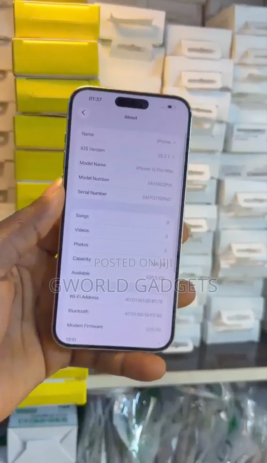 Apple iPhone 15 Pro Max 256 GB White