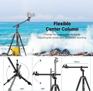 8Ft 360 Over Head Professional Tripod for Camera Mobile Phone