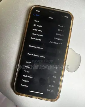 Apple iPhone XS 64 GB Black