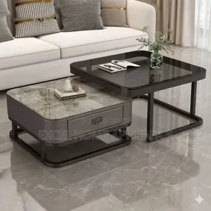 Modern 2-Piece Coffee Table Set