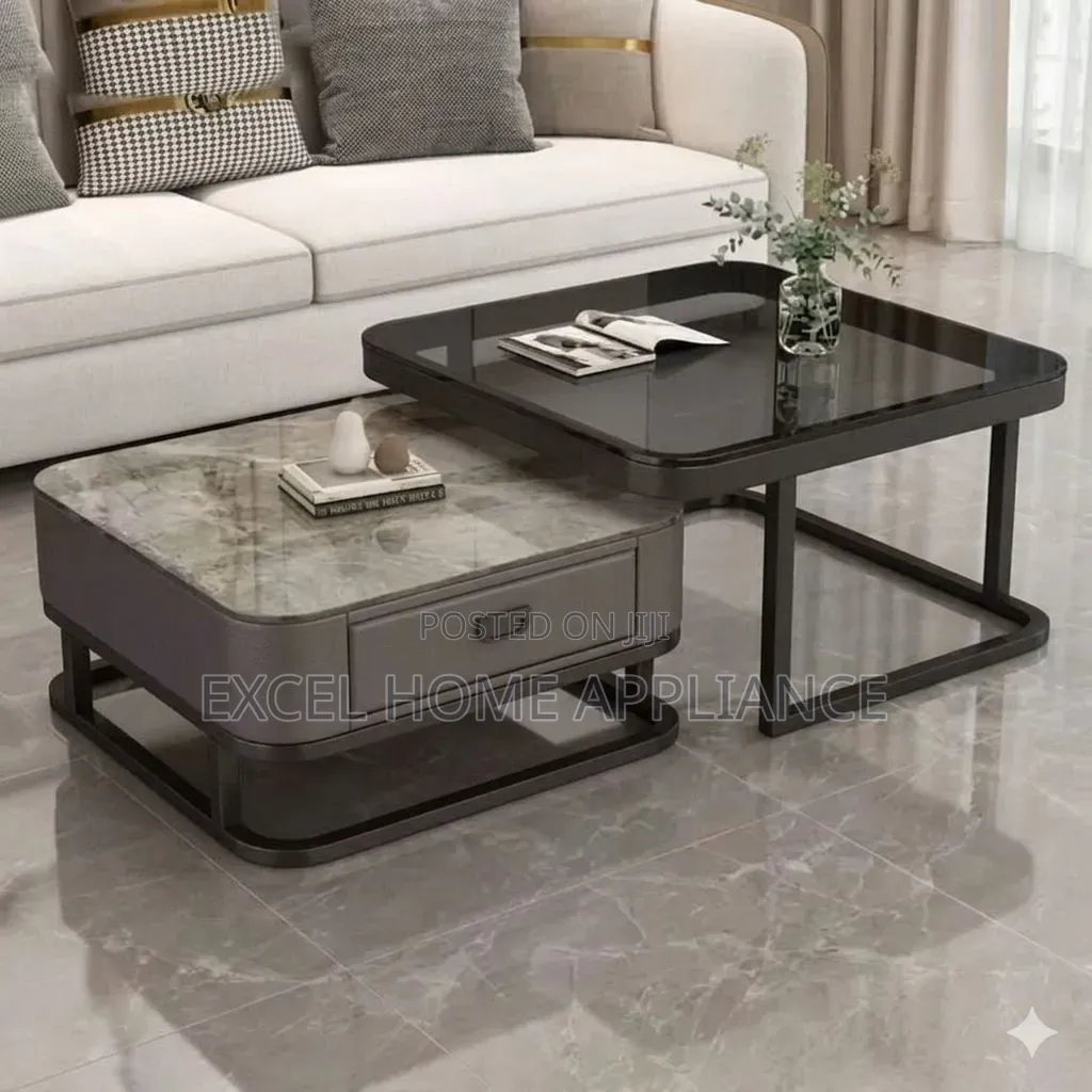 Modern 2-Piece Coffee Table Set