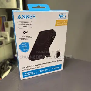 Anker MagGo Power Bank, 10,000mAh Qi2-Certified 15W Portable Charger