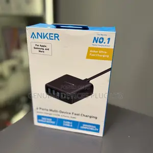 Anker Desktop Charger - Fast Charging 112w Max 6-Port Charging Station