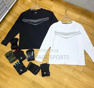Men’s Long Sleeve Gym Shirt – Workout, Training Fitness Sportswear