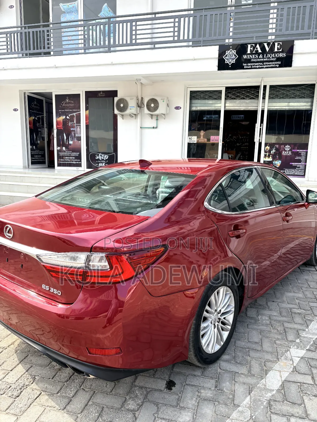 Lexus ES 2017 Red
