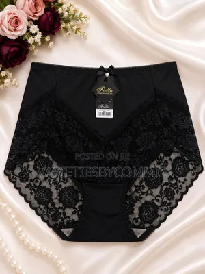 6 PCS Quality Fashion Seamless Ladies Lacey Pant Design