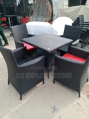 White Rattan Outdoor Chair