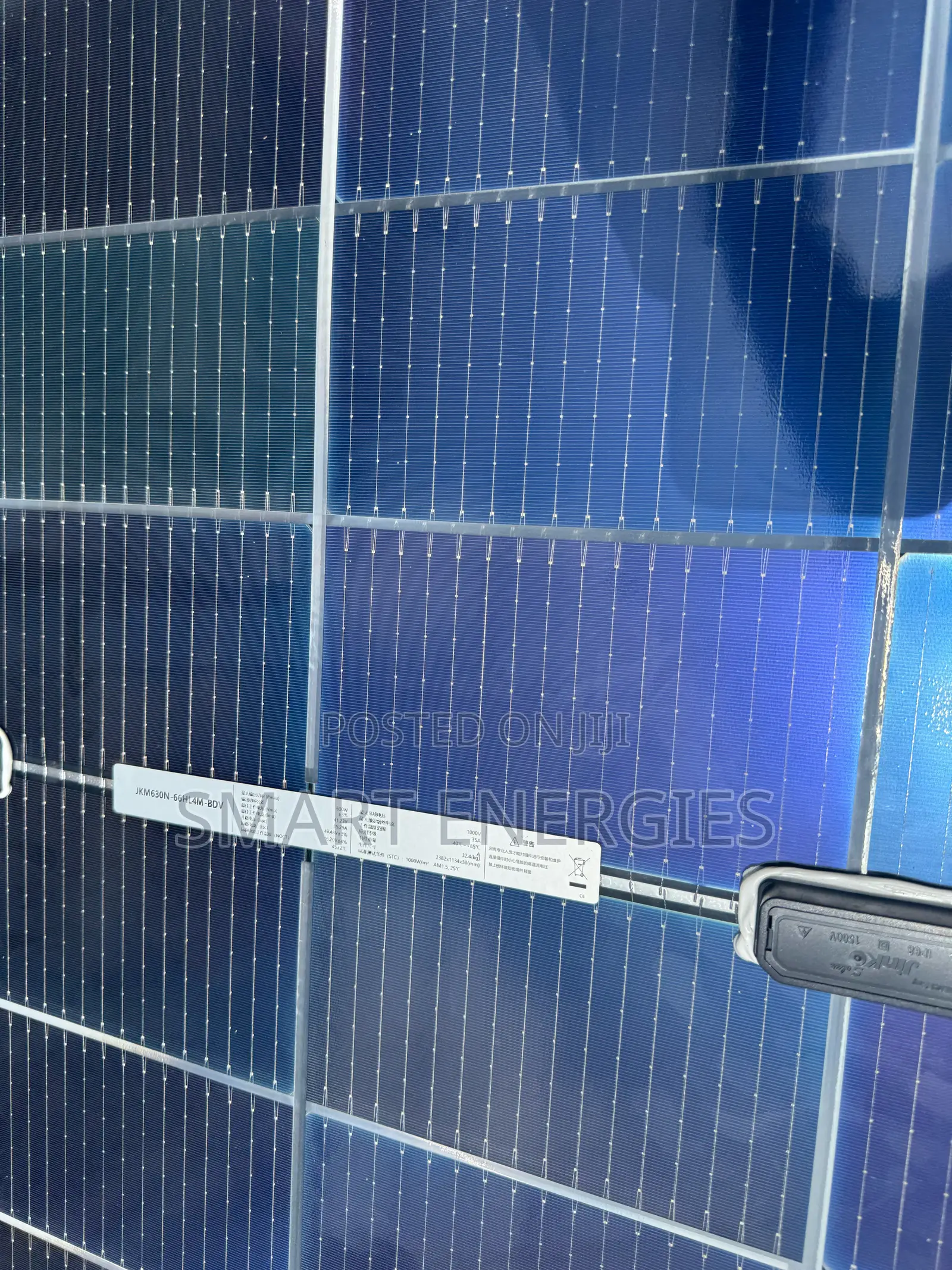 630watts Jinko Mono Solar Panel