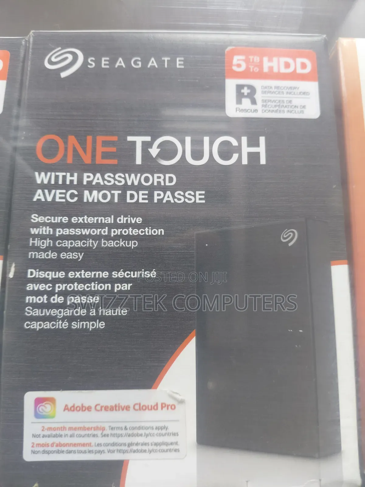 Seagate One Touch 5tb External HDD With Password