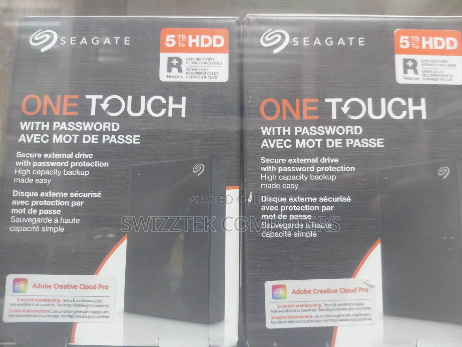 Seagate One Touch 5tb External HDD With Password